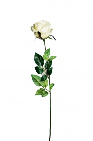 Роза белая 71 см (24) Garda Decor 8J-11GS0069-1