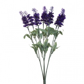 Веточка лаванды с 8 цветками 35 см (24) Garda Decor 8J-1105B0031