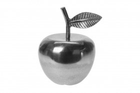 Статуэтка "Яблоко" цвет серебро см Garda Decor A06570180