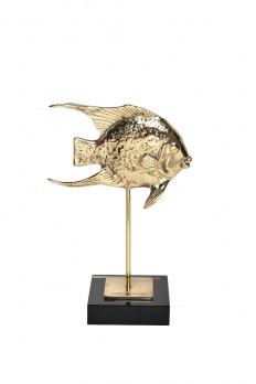 Статуэтка"Рыба" цвет золотой см Garda Decor 55RD3641S