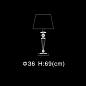 Настольная лампа Illuminati MT07027019-1A