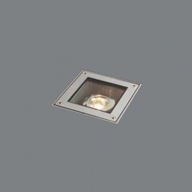 Встраиваемый светильник Wever & Ducre 29040 MINI SUNSET CARRE II silver