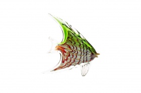 Статуэтка "Рыба" зелено-красная см Garda Decor F6902