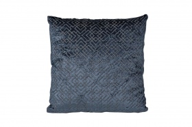 Подушка с вышивкой "Геометрия" синий Garda Decor 70SW-17077