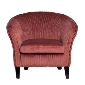 Кресло велюр темно-розовый см Garda Decor PJS30801-PJ626