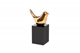 Статуэтка "Птичка золотая" на подставке см Garda Decor 55RD4007L