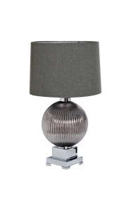Лампа настольная плафон серый dсм Garda Decor 22-88235