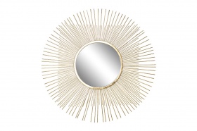 Зеркало декоративное золотое см, центр.диам.28 см Garda Decor 37SM-0734-R