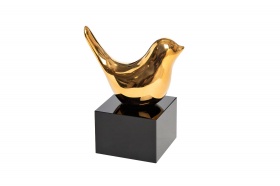 Статуэтка "Птичка золотая" на подставке см Garda Decor 55RD4007S