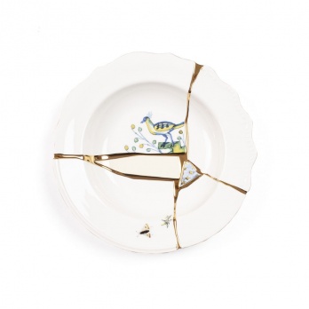 Тарелка глубокая Seletti Kintsugi