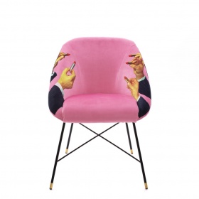 Обеденный стул Seletti Lipsticks Pink