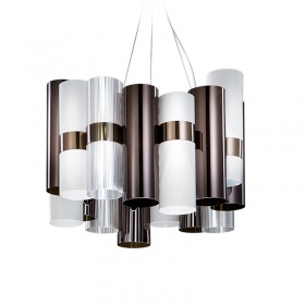 Люстра Slamp La Lollo Pewter/White