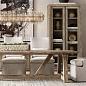 Люстра Restoration Hardware Emile Linear 54" Burnished Brass