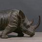 Статуэтка Ateliers C&S Davoy Rhino Terracotta