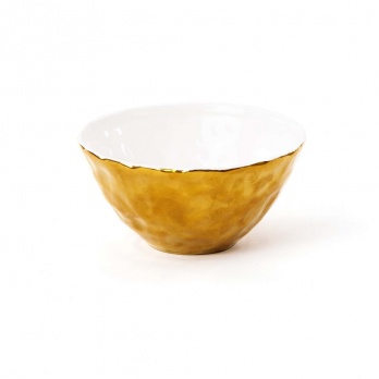 Пиала Seletti Fingers Porcelain Gold