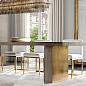 Люстра Restoration Hardware Emile Linear 54" Burnished Brass