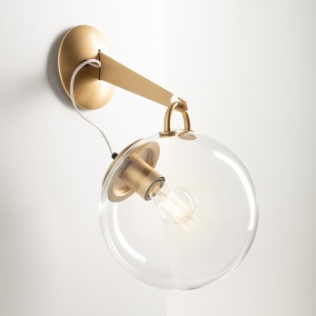 Настенный светильник Artemide Miconos satin brass