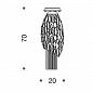 Потолочный светильник IDL 448/5+3PF black