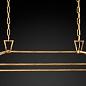 Люстра Restoration Hardware English Openwork Linear Gilded Iron