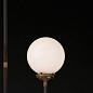 Люстра Restoration Hardware Bistro Globe Milk Glass 8 Brass