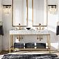 Бра Restoration Hardware 1920s Odeon Clear Glass Fringe Sconce Polished Nickel