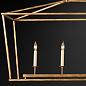 Люстра Restoration Hardware English Openwork Linear Gilded Iron