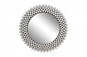 Зеркало круглое в раме из кристаллов d80см Garda Decor 50SX-1808