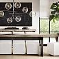 Люстра Restoration Hardware Glass Globe Mobile 46" Polished Black